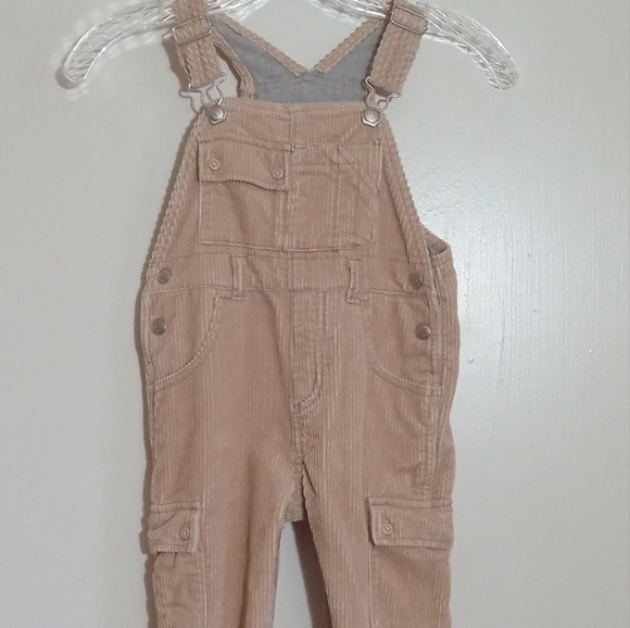 GAP Other - Gap Baby tan corduroy overalls with flannel lining size 2XL  2 years old